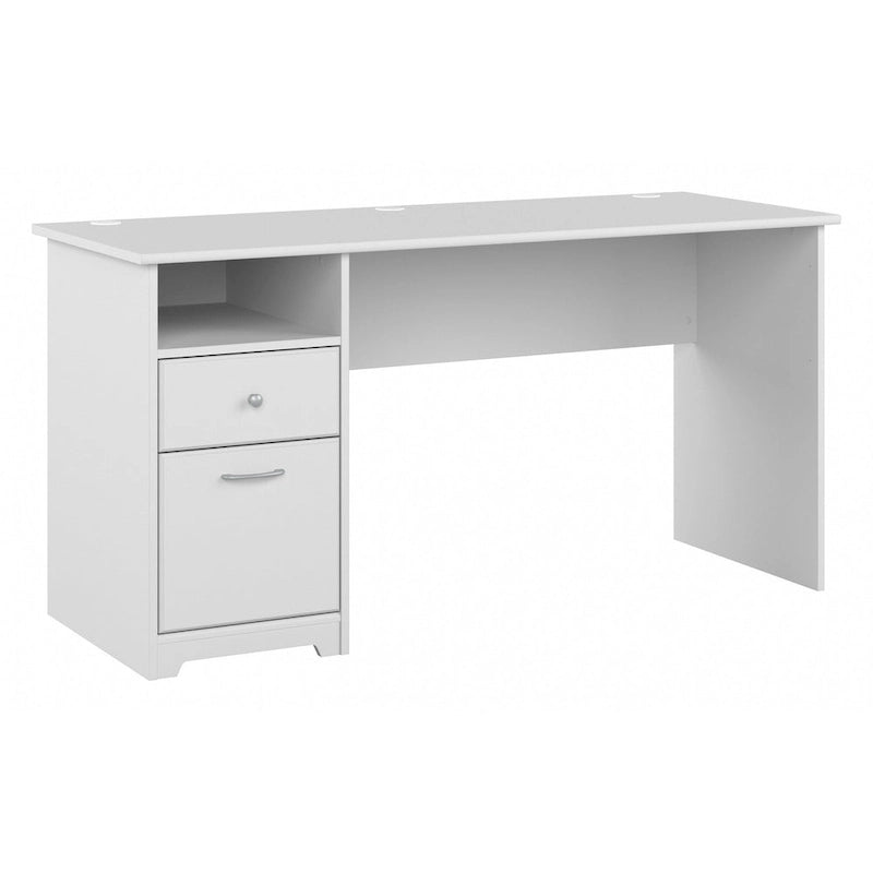Bureau informatique de 60 W avec tiroirs et rangement