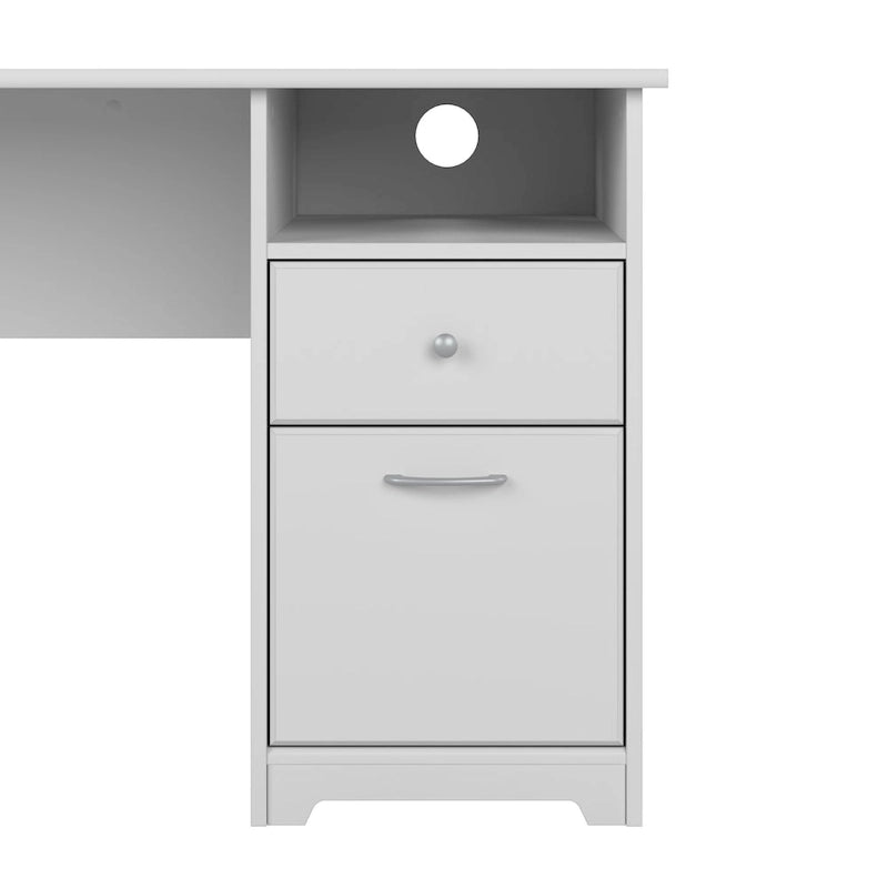 Bureau informatique de 60 W avec tiroirs et rangement