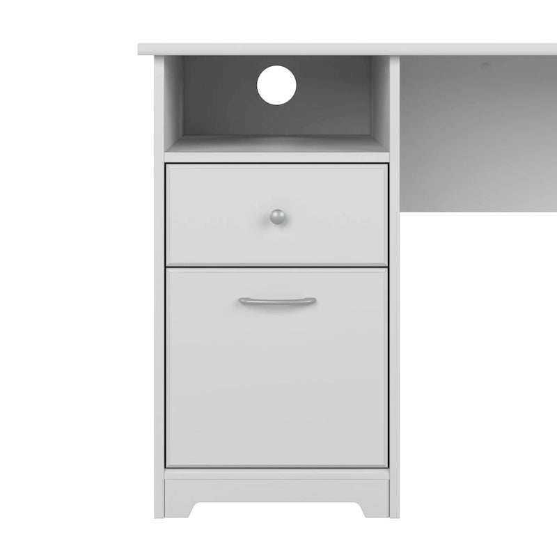 Bureau informatique de 60 W avec tiroirs et rangement