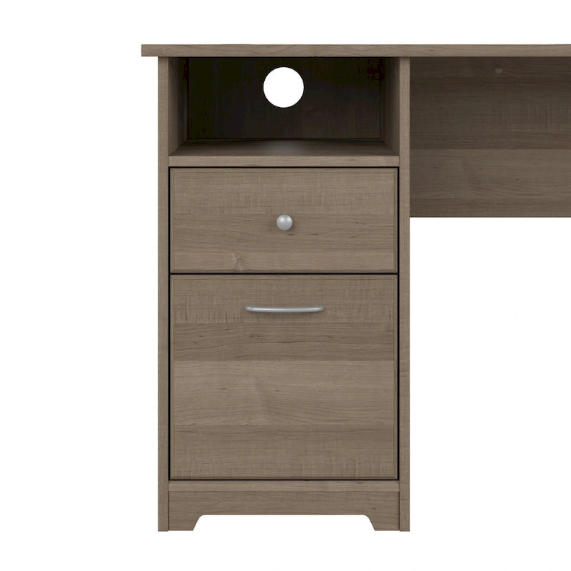 Bureau informatique de 60 W avec tiroirs et rangement