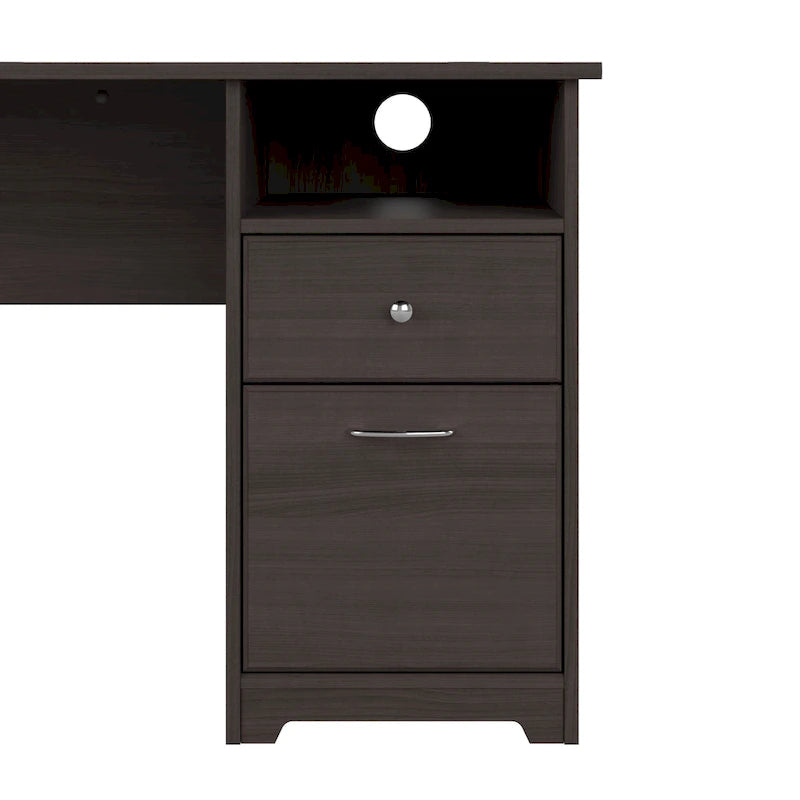 Bureau informatique de 60 W avec tiroirs et rangement