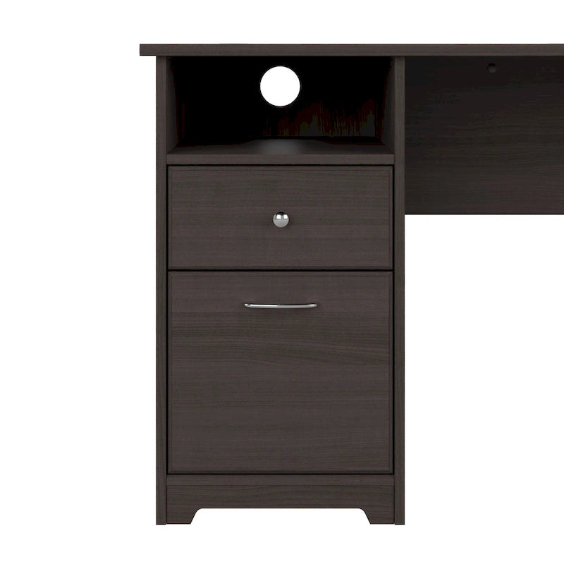 Bureau informatique de 60 W avec tiroirs et rangement
