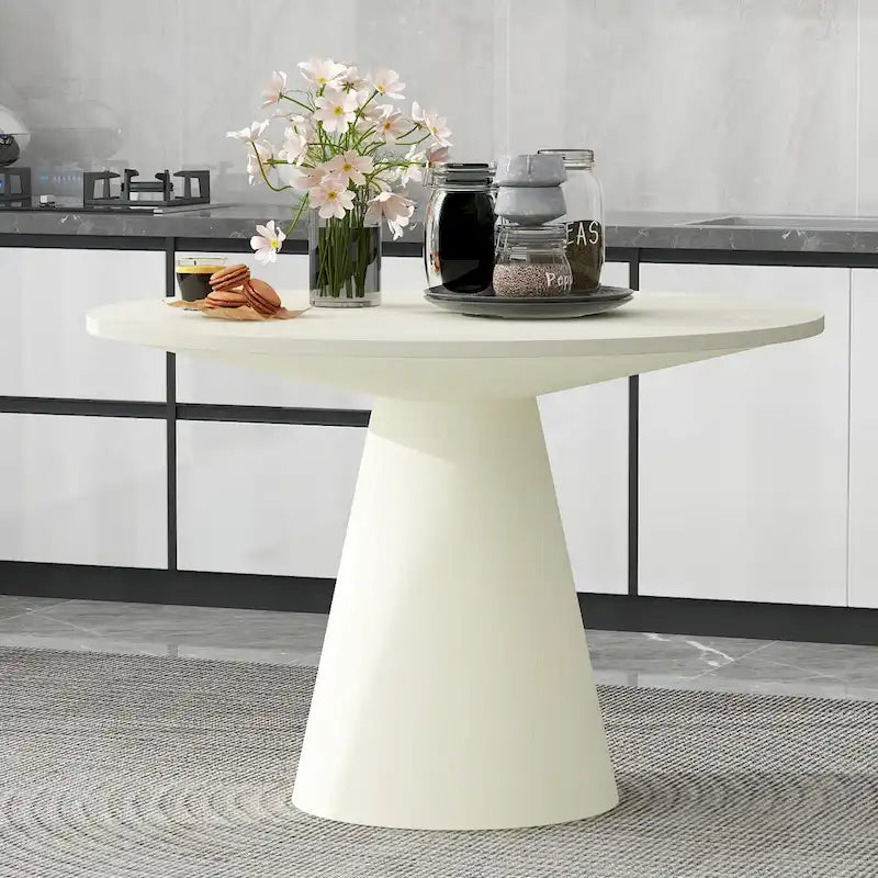 Table à manger ronde Rétro Minimaliste Élégante