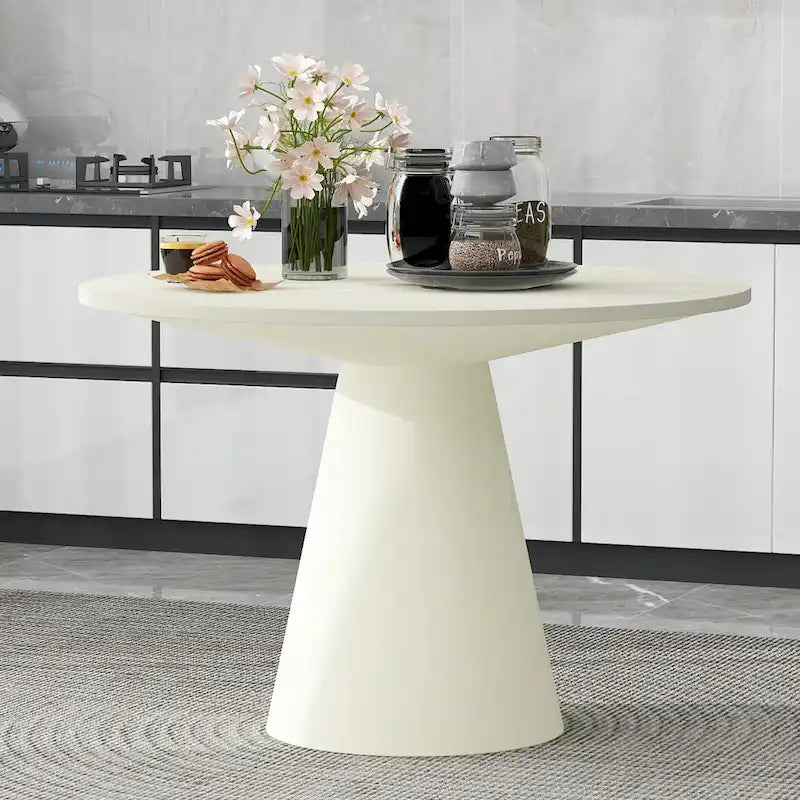 Table à manger ronde Rétro Minimaliste Élégante