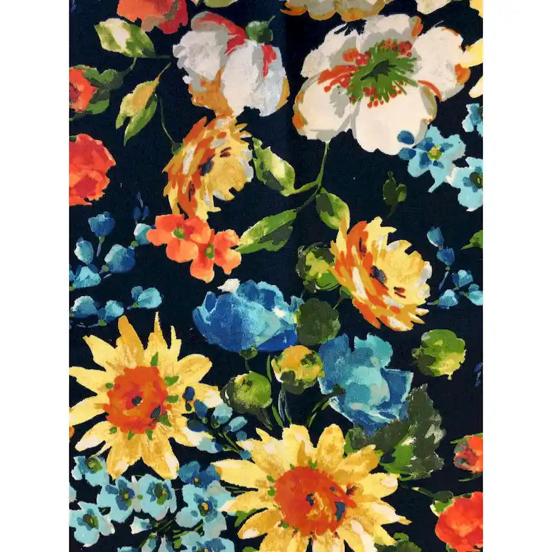 Repose-pieds en rotin avec coussin rembourré en polyester pour usage intérieur/extérieur