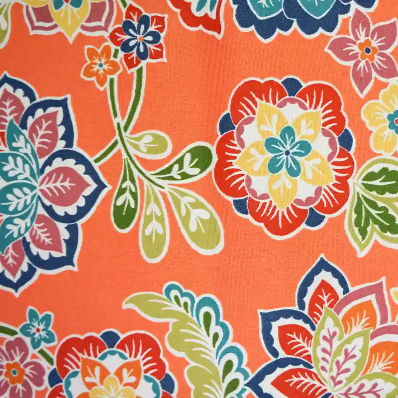 Repose-pieds en rotin avec coussin rembourré en polyester pour usage intérieur/extérieur