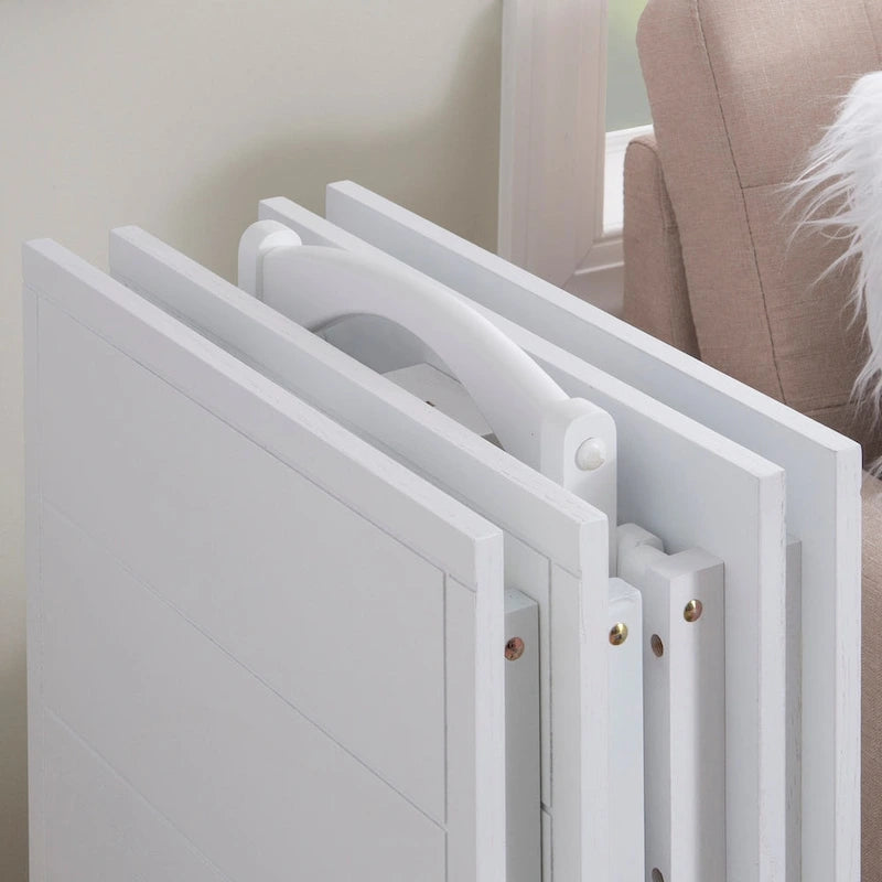Table pliante avec plateau en placage de chêne et pieds en hévéa