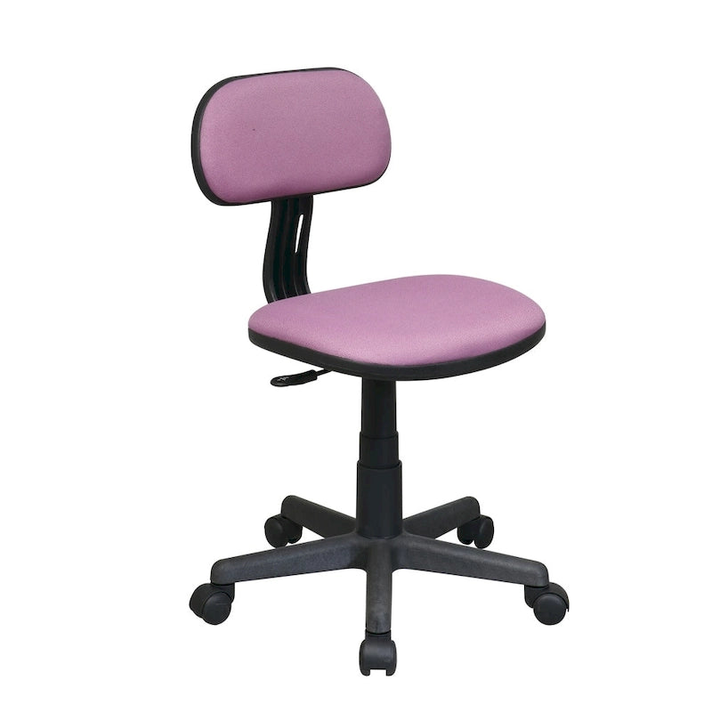 Chaise de bureau pour étudiant avec roulettes pivotantes et hauteur d'assise réglable