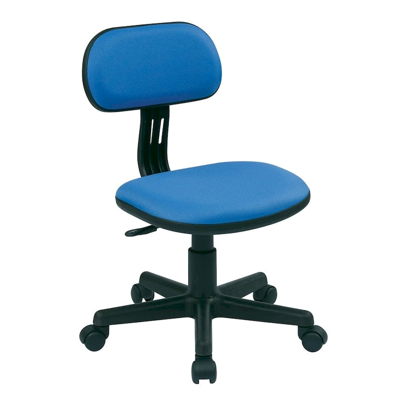 Chaise de bureau pour étudiant avec roulettes pivotantes et hauteur d'assise réglable