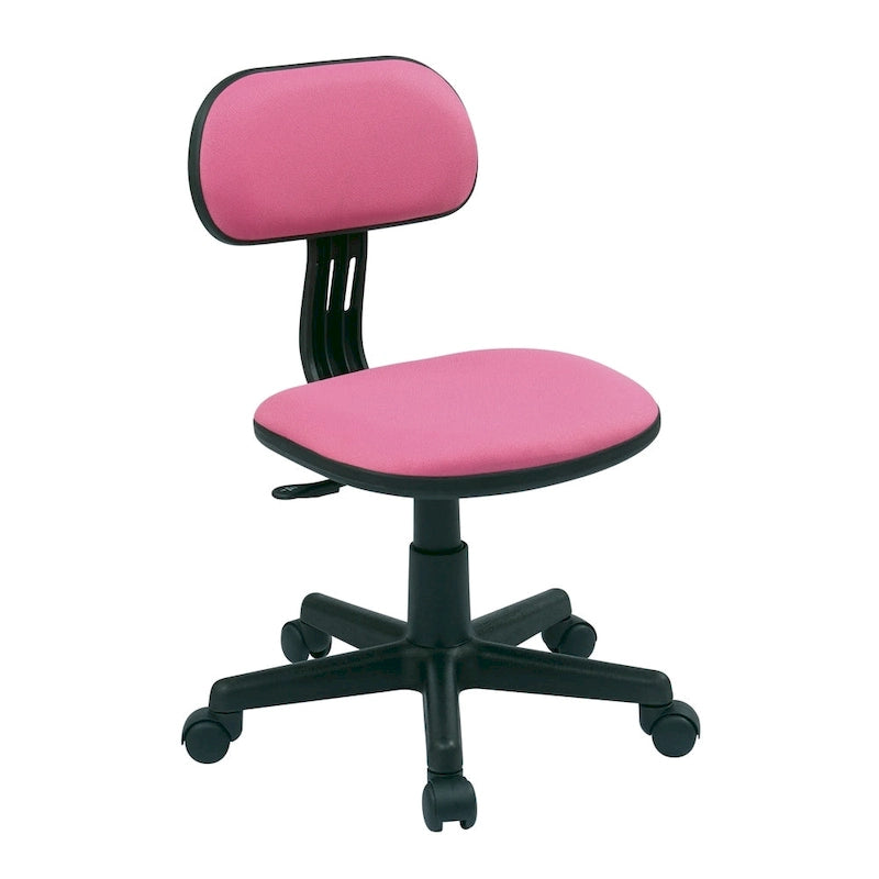 Chaise de bureau pour étudiant avec roulettes pivotantes et hauteur d'assise réglable