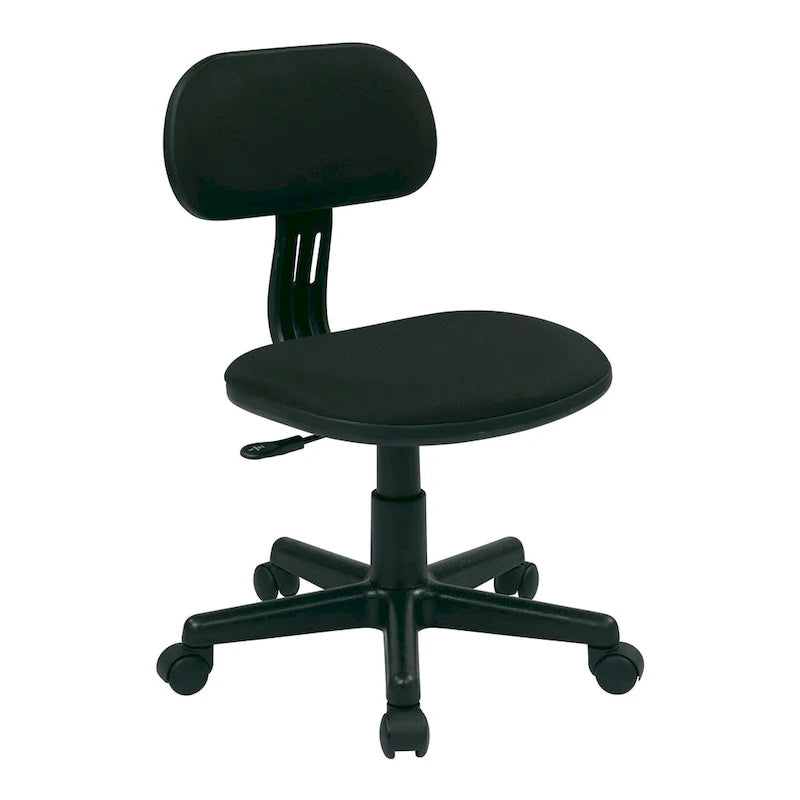 Chaise de bureau pour étudiant avec roulettes pivotantes et hauteur d'assise réglable