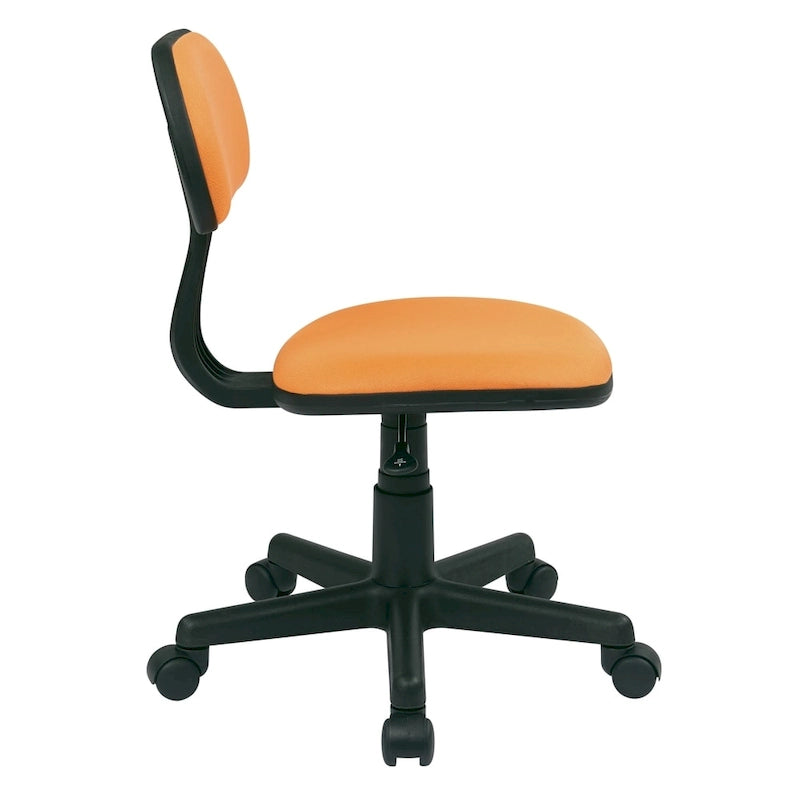 Chaise de bureau pour étudiant avec roulettes pivotantes et hauteur d'assise réglable