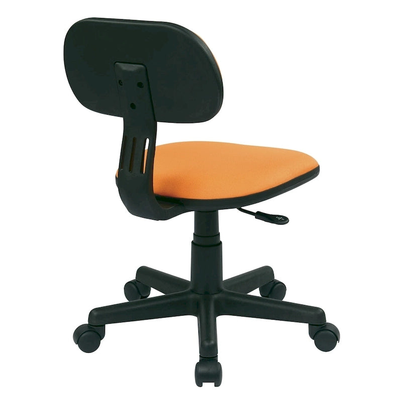 Chaise de bureau pour étudiant avec roulettes pivotantes et hauteur d'assise réglable