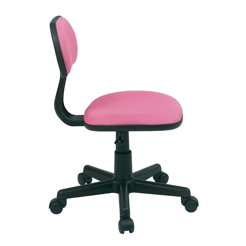 Chaise de bureau pour étudiant avec roulettes pivotantes et hauteur d'assise réglable