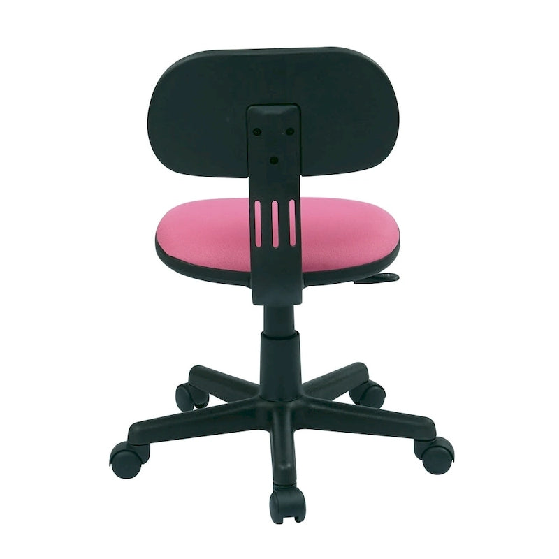 Chaise de bureau pour étudiant avec roulettes pivotantes et hauteur d'assise réglable