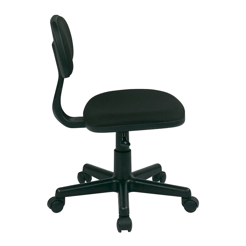 Chaise de bureau pour étudiant avec roulettes pivotantes et hauteur d'assise réglable