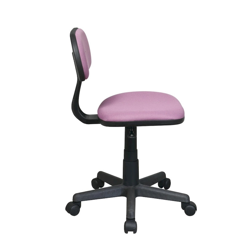 Chaise de bureau pour étudiant avec roulettes pivotantes et hauteur d'assise réglable