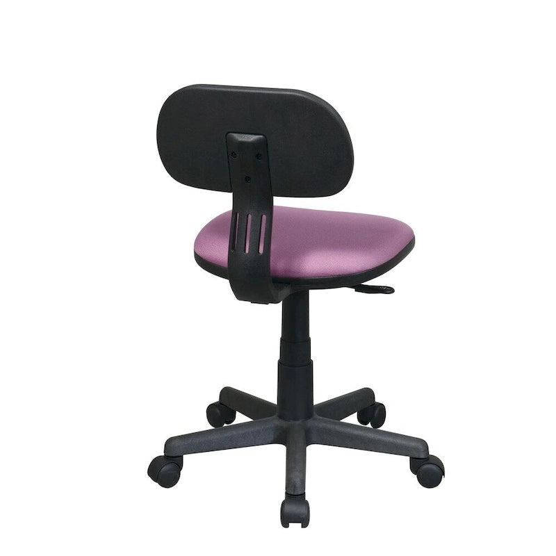 Chaise de bureau pour étudiant avec roulettes pivotantes et hauteur d'assise réglable