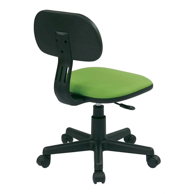 Chaise de bureau pour étudiant avec roulettes pivotantes et hauteur d'assise réglable