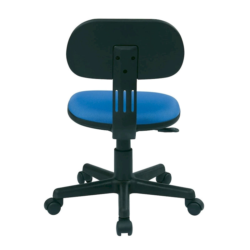 Chaise de bureau pour étudiant avec roulettes pivotantes et hauteur d'assise réglable