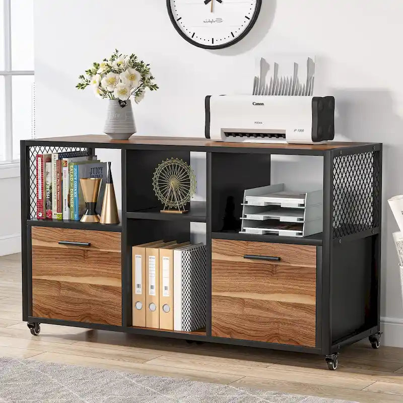 Grands classeurs latéraux Armoire de classement mobile pour bureau à domicile