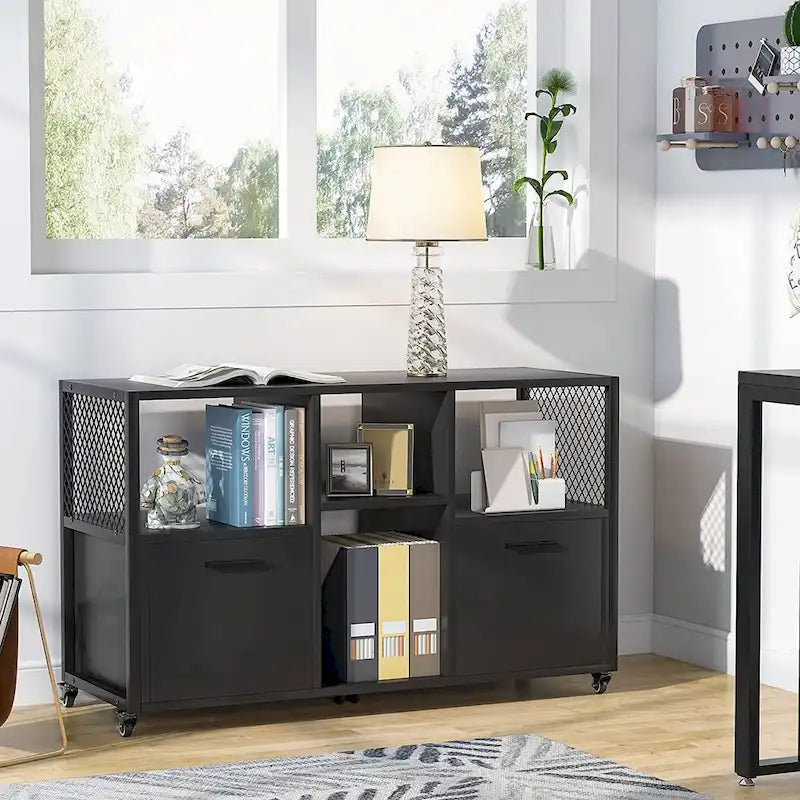 Grands classeurs latéraux Armoire de classement mobile pour bureau à domicile