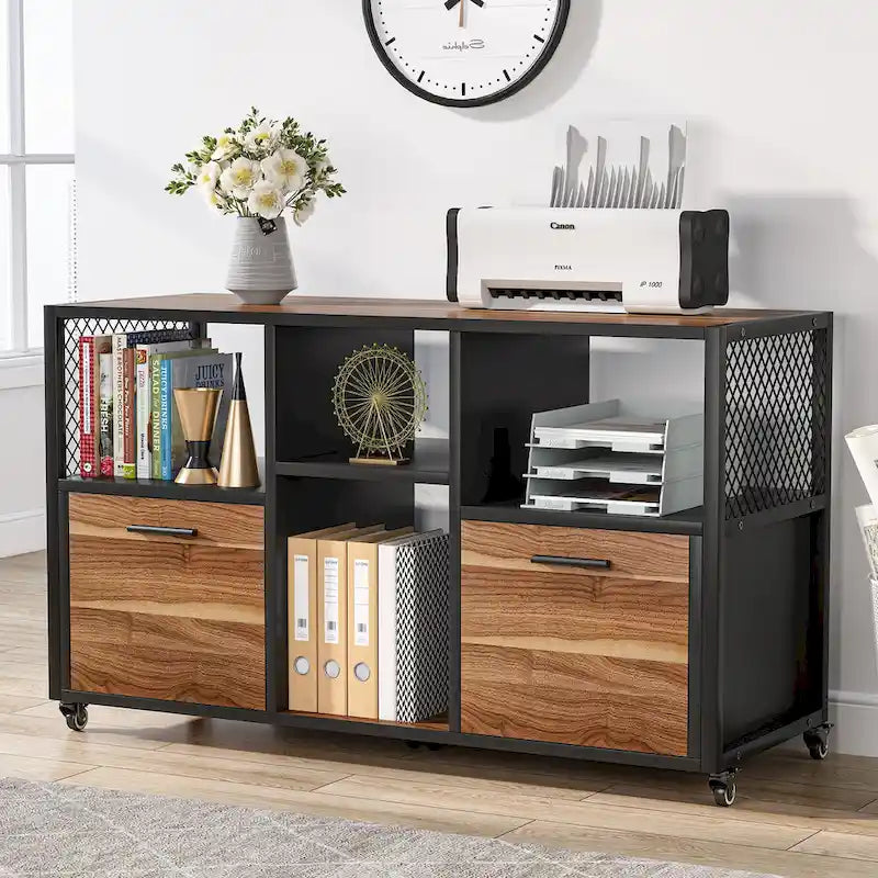 Grands classeurs latéraux Armoire de classement mobile pour bureau à domicile