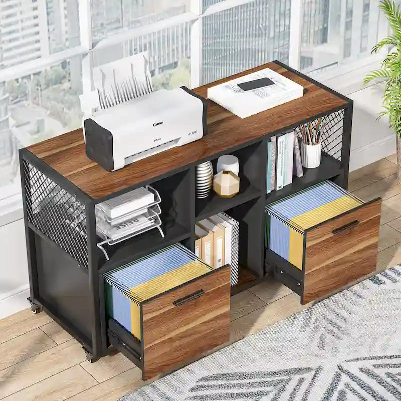 Grands classeurs latéraux Armoire de classement mobile pour bureau à domicile