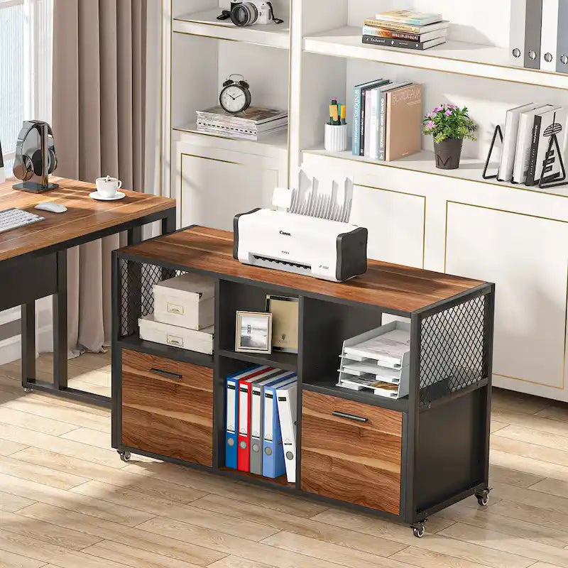 Grands classeurs latéraux Armoire de classement mobile pour bureau à domicile