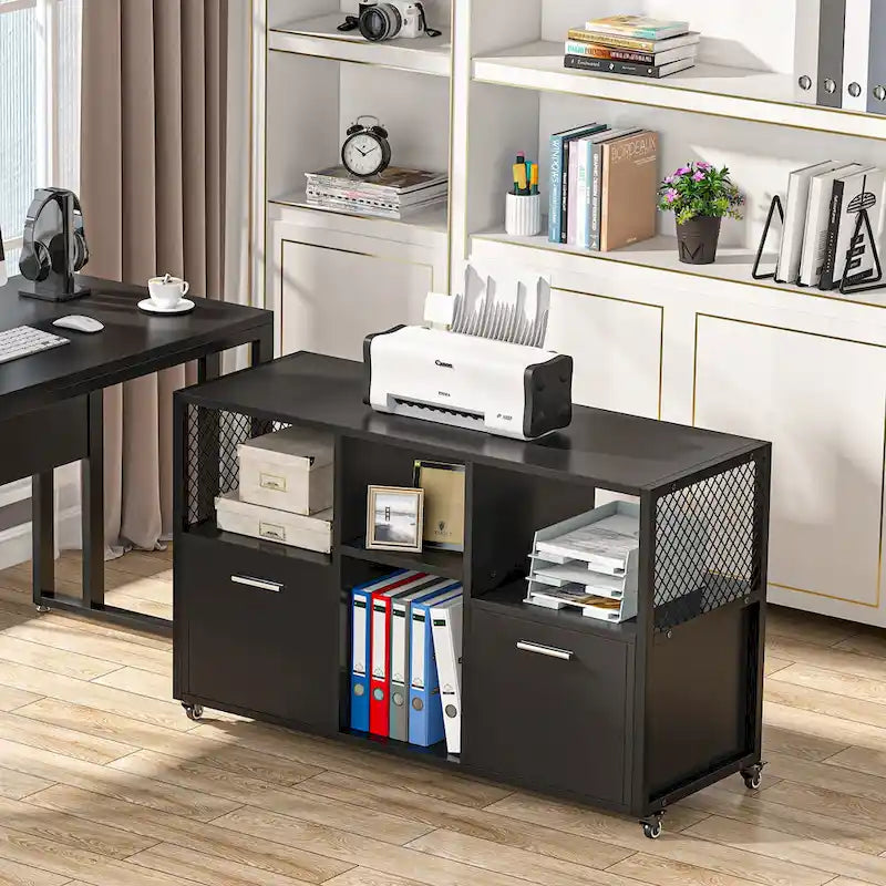 Grands classeurs latéraux Armoire de classement mobile pour bureau à domicile