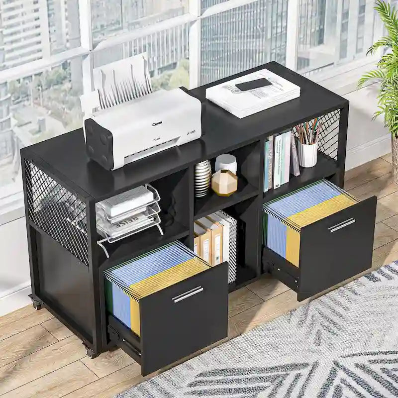 Grands classeurs latéraux Armoire de classement mobile pour bureau à domicile