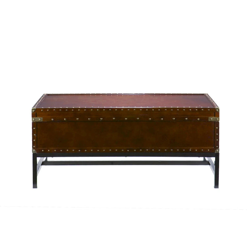 Table basse de rangement Espresso