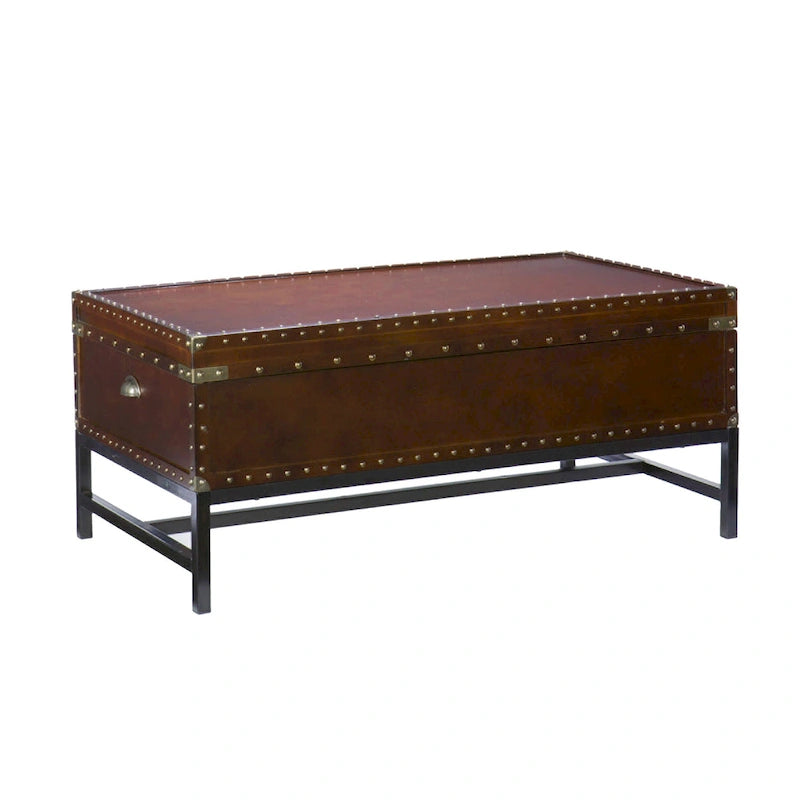 Table basse de rangement Espresso