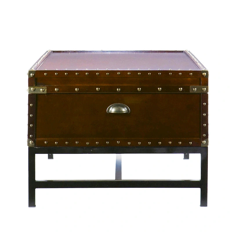 Table basse de rangement Espresso