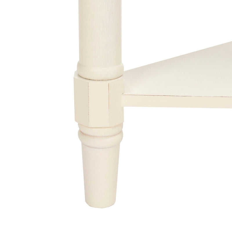 Table d'angle grise avec tiroir et étagère inférieure pour petits espaces