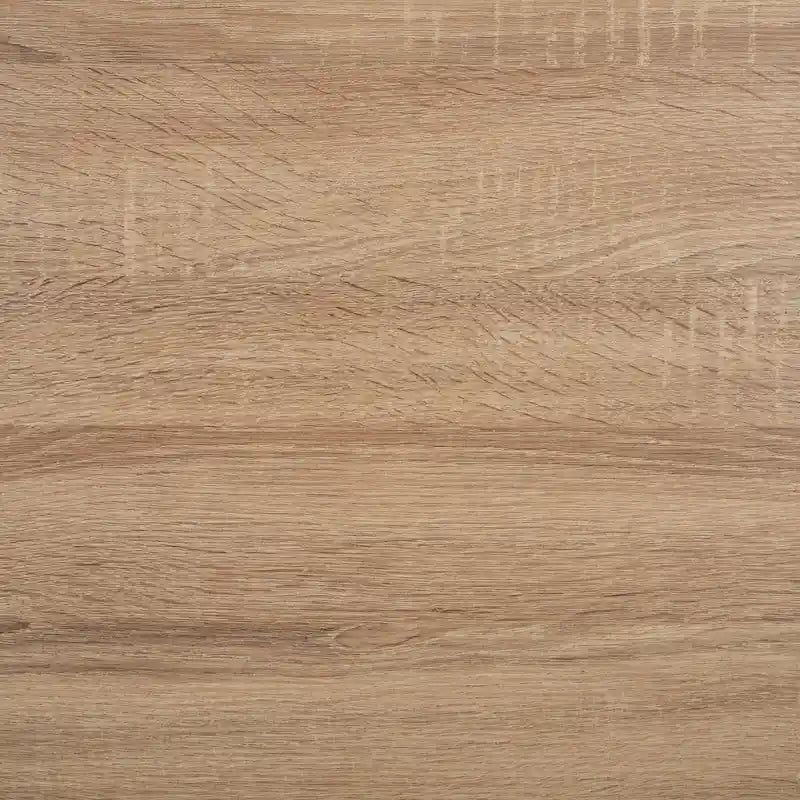 Table basse ovale minimaliste avec piètement croisé en métal noir