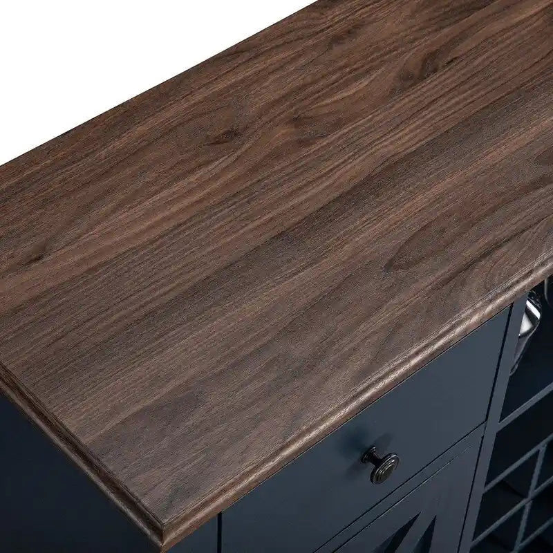 Meuble Bar Armoire de Ferme X-Door avec Range-Bouteilles et Rangement