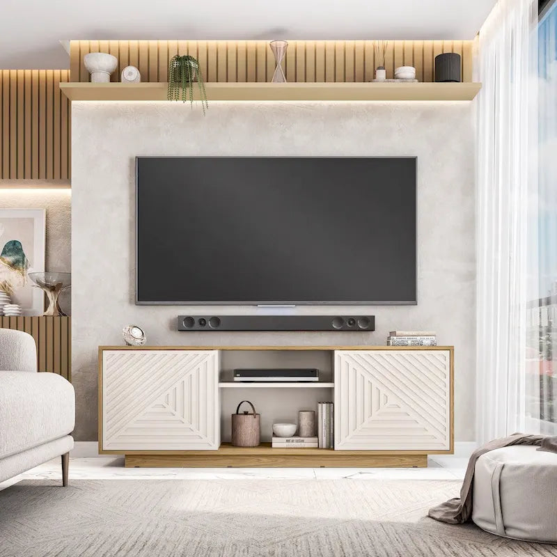 Meuble TV moderne pour téléviseurs jusqu'à 70 pouces