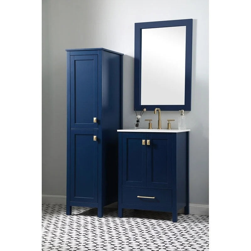 Meuble de rangement de salle de bain sur pied de 40 cm