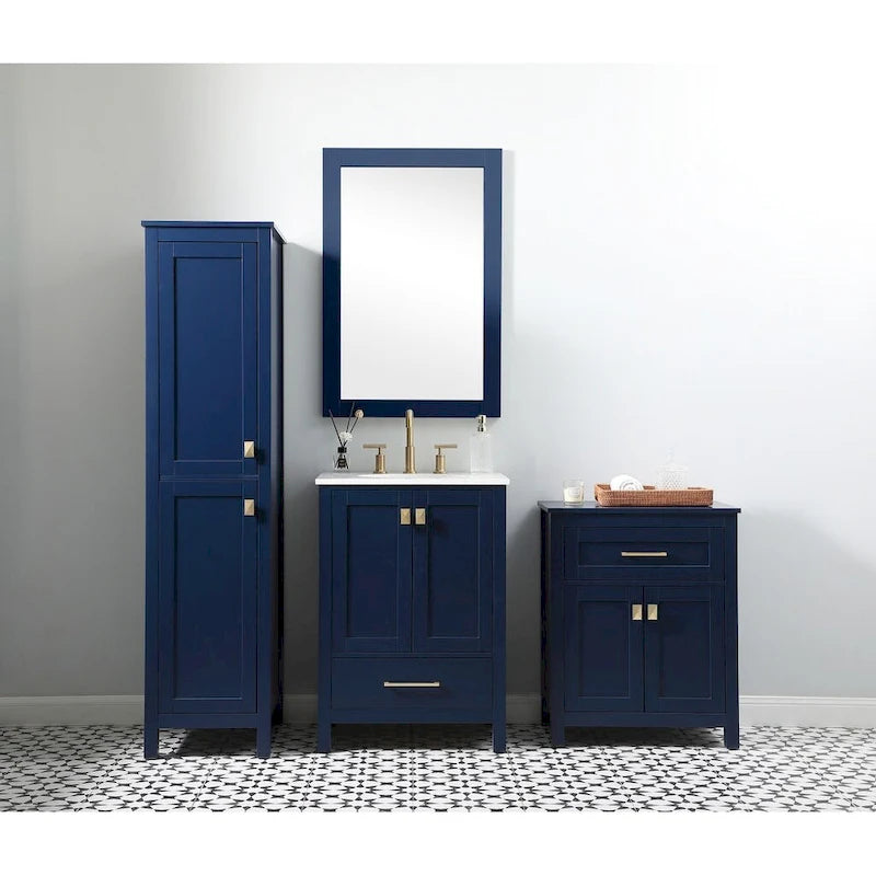 Meuble de rangement de salle de bain sur pied de 40 cm