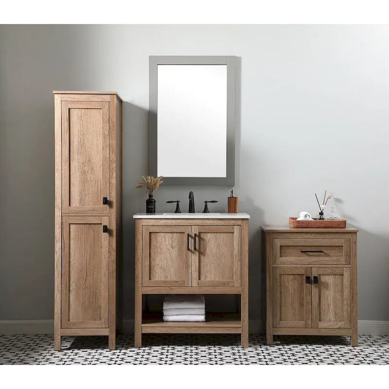 Meuble de rangement de salle de bain sur pied de 40 cm