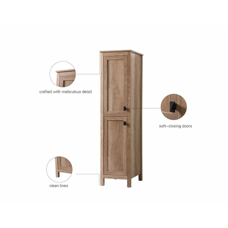 Meuble de rangement de salle de bain sur pied de 40 cm