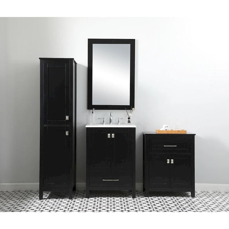 Meuble de rangement de salle de bain sur pied de 40 cm